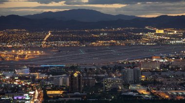 Las Vegas, Nevada Stratosphere kule gece görüş