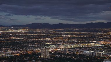 Las Vegas, Nevada Stratosphere kule gece görüş