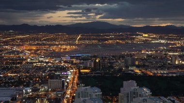 Las Vegas, Nevada Stratosphere kule gece görüş