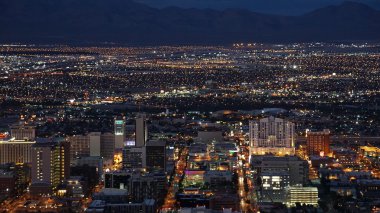 Las Vegas, Nevada Stratosphere kule gece görüş