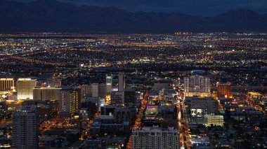 Las Vegas, Nevada Stratosphere kule gece görüş