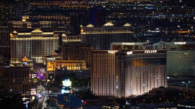 Las Vegas, Nevada Stratosphere kule gece görüş