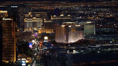 Las Vegas, Nevada Stratosphere kule gece görüş