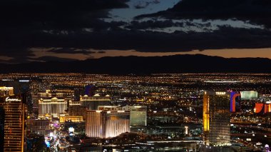 Las Vegas, Nevada Stratosphere kule gece görüş