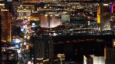 Las Vegas, Nevada Stratosphere kule gece görüş