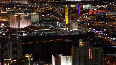 Las Vegas, Nevada Stratosphere kule gece görüş