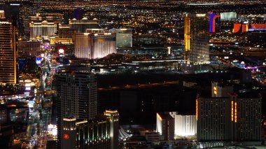 Las Vegas, Nevada Stratosphere kule gece görüş