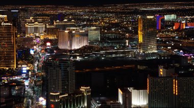 Las Vegas, Nevada Stratosphere kule gece görüş