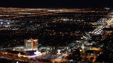 Las Vegas, Nevada Stratosphere kule gece görüş