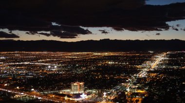 Las Vegas, Nevada Stratosphere kule gece görüş