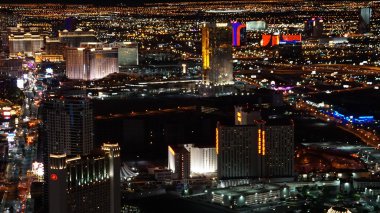 Las Vegas, Nevada Stratosphere kule gece görüş