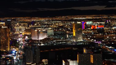 Las Vegas, Nevada Stratosphere kule gece görüş