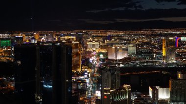 Las Vegas, Nevada Stratosphere kule gece görüş