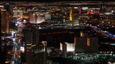 Las Vegas, Nevada Stratosphere kule gece görüş