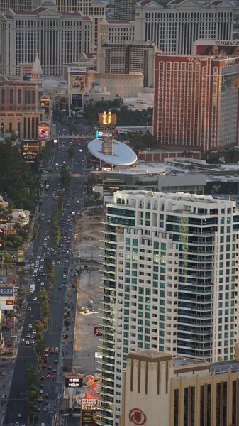 Uitzicht vanaf de toren van de stratosfeer in Las Vegas, Nevada — Stockfoto