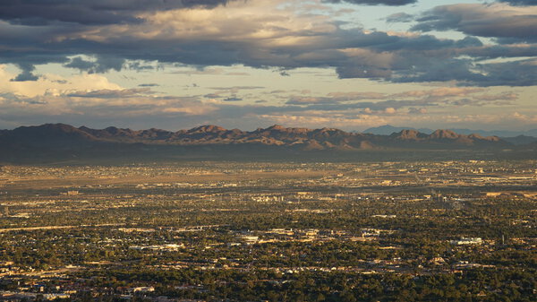 View from the Stratosphere Tower in Las Vegas, Nevada (USA)