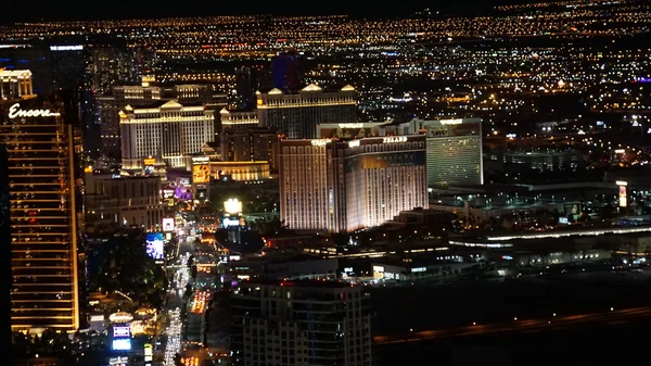 Night view from the Stratosphere Tower in Las Vegas, Nevada — Stock Photo, Image