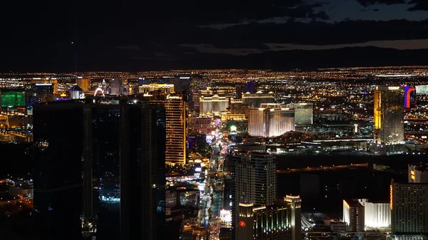 Night view from the Stratosphere Tower in Las Vegas, Nevada — Stock Photo, Image