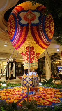 Preston Bailey's çiçek yükleme Wynn Hotel Las Vegas