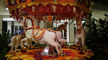 Preston Bailey's çiçek yükleme Wynn Hotel Las Vegas