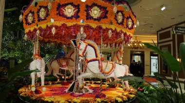 Preston Bailey's çiçek yükleme Wynn Hotel Las Vegas