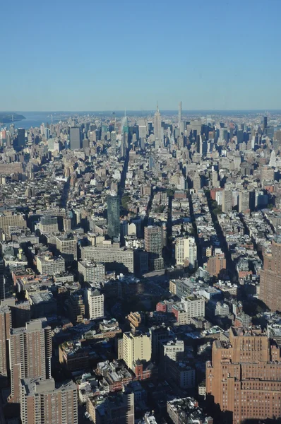 View from One World Trade Center Observation Deck in New York — Stock Photo, Image