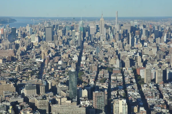 Vue depuis un pont d'observation du World Trade Center à New York — Photo