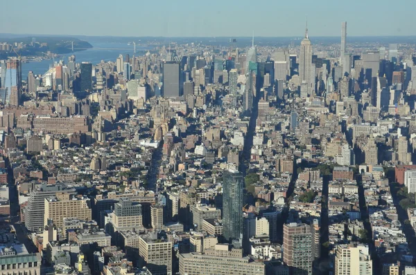 Vue depuis un pont d'observation du World Trade Center à New York — Photo