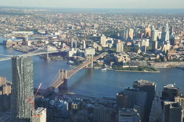 Utsikt från observationsdäck One World Trade Center i New York — Stockfoto