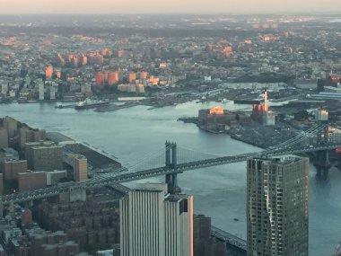 New York şehrinin hava manzarası