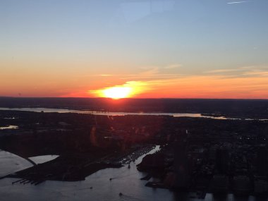New York şehrinin hava manzarası