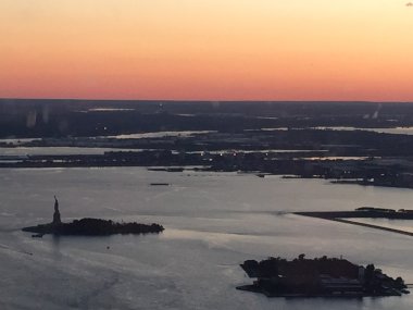 New York şehrinin hava manzarası