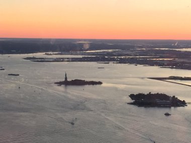 New York şehrinin hava manzarası