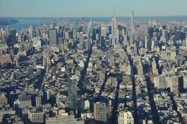 Vue depuis un pont d'observation du World Trade Center à New York — Photo