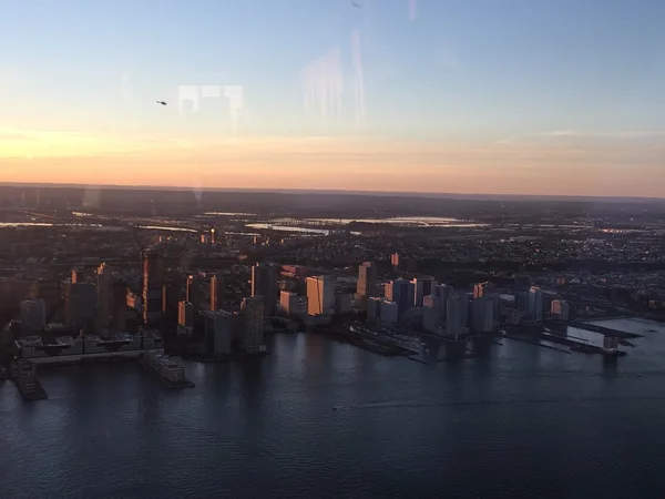 Vue depuis un pont d'observation du World Trade Center à New York — Photo