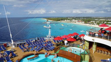 Grand Turk, Turks ve Caicos Adaları uzak yelken carnival Breeze