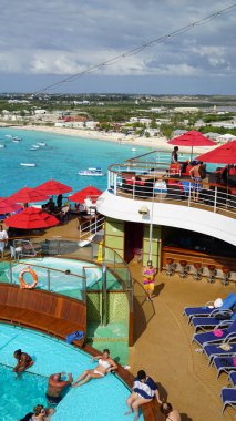 Grand Turk, Turks ve Caicos Adaları uzak yelken carnival Breeze