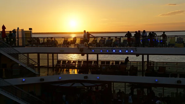 Poolside on the Carnival Breeze — Stock Photo, Image