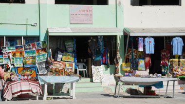 GRAND TURK, TURKS & CAICOS - 23 Kasım 2016: Turks ve Caicos adalarındaki Grand Turk 'te Cockburn Town, 23 Kasım 2016.