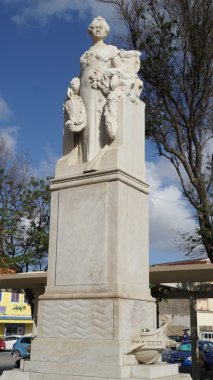 Willemstad Curacao içinde Kraliçe Wilhelmina heykeli