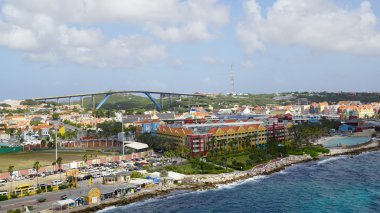 Willemstad Curacao görünümünü