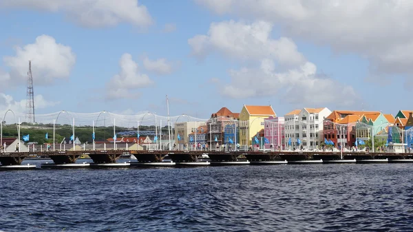 Ponte Queen Emma Pontoon em Curaçao — Fotografia de Stock