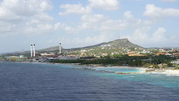 Weergave van Willemstad, Curacao — Stockfoto