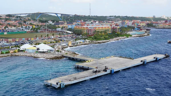 Vista de Willemstad, Curaçao — Fotografia de Stock