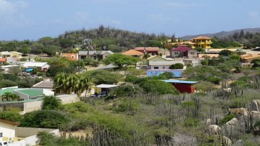 Casibari kaya oluşumu Aruba görünümünden