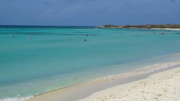 Arashi Beach w Aruba — Zdjęcie stockowe