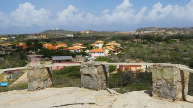 Casibari kaya oluşumu Aruba görünümünden
