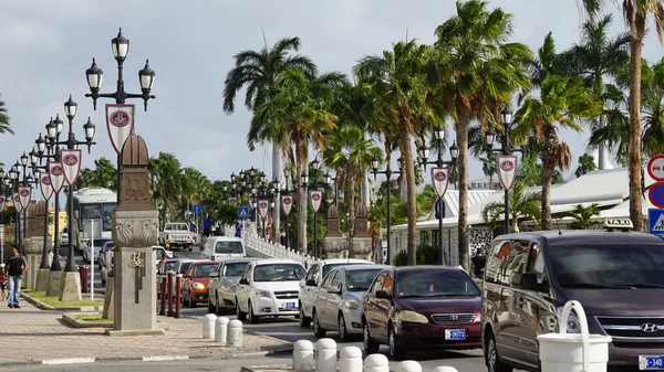 Lloyd G. Smith Boulevard Aruba — Stok fotoğraf