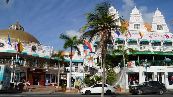 Lloyd G. Smith Boulevard Aruba — Stok fotoğraf