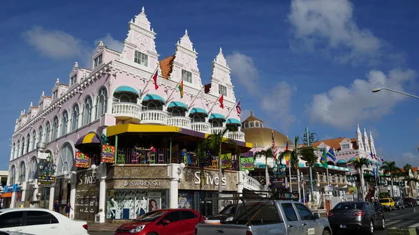 Lloyd G. Smith Boulevard Aruba — Stok fotoğraf